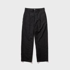 ATON Sillk Linen Mixing Loose Fit Pant - Black