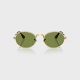Ray Ban x A$AP ROCKY Bold Metal Sunglasses - Gold / Green