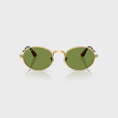 Ray Ban x A$AP ROCKY Bold Metal Sunglasses - Gold / Green