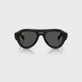 Ray Ban x A$AP Rocky Aviator Puffer Sunglasses - Black Frame / Dark Grey Lens