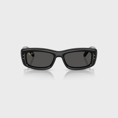 Ray Ban x A$AP Rocky Kiliane Puffer Sunglasses - Black Frame / Dark Grey Lens