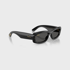 Ray Ban x A$AP Rocky Kiliane Puffer Sunglasses - Black Frame / Dark Grey Lens