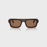 Ray Ban x A$AP Rocky Flacko Puffer Sunglasses - Transparent Brown Frame / Brown Lens
