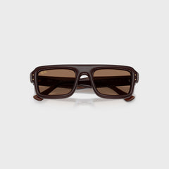 Ray Ban x A$AP Rocky Flacko Puffer Sunglasses - Transparent Brown Frame / Brown Lens