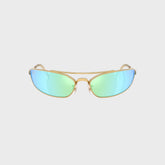 Ray Ban x A$AP ROCKY Pinnacle Metal Sunglasses - Gold / Blue
