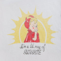 ReDone Ray of Sunshine Classic Tee - Vintage White