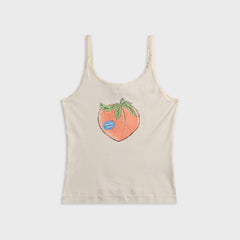 ReDone Lace Strap Tank Top - Peachy Keen