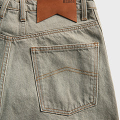 Rhude Baggy Traxedo Denim Short - Liberty Grey
