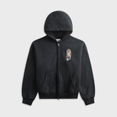 Rhude Fumar 91 Zip-Up Hoodie - Vintage Black / White / Red