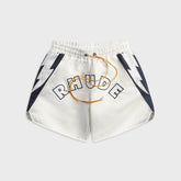 Rhude Logo Lightning Short - White / Navy