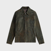 Rick Owens Suede Brad Jacket - Indigo