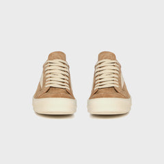 Rick Owens WMNS Temple Vintage Sneaks - Sumi Brown / Milk