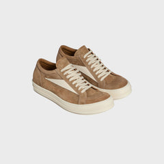Rick Owens WMNS Temple Vintage Sneaks - Sumi Brown / Milk