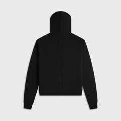Rick Owens Zipped Hoodie - Black
