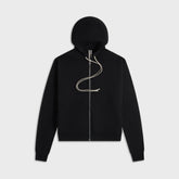 Rick Owens Zipped Hoodie - Black