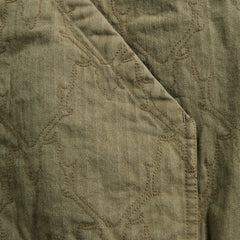 South2 West8 Zipped Work Hoody - Skull Quilting / Herringbone