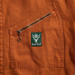 South2 West8 11.5oz Cotton Canvas Work Jacket - Brick