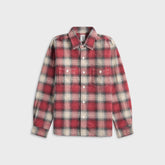 South2 West8 TC Jazz Nep Plaid Work Shirt - Red