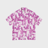 vowels Printed Still Shirt - Rose