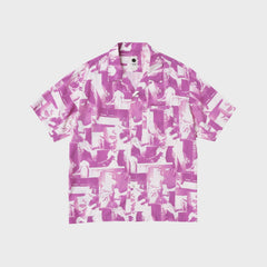 vowels Printed Still Shirt - Rose