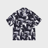 vowels Printed Still Shirt - Black