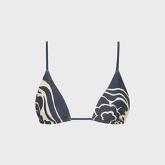SIR Lilou String Triangle Top - Charcoal Blue