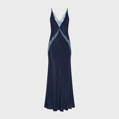 SIR Elsie Lace Gown - Navy