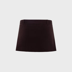 Siedres Jasmy Mini Knit Skort - Brown