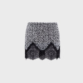 Siedres Witz Sequin Mini Skirt - Silver