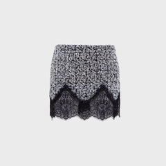 Siedres Witz Sequin Mini Skirt - Silver