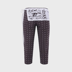 Siedres Gianna Studded Jersey Capri Pants - Brown