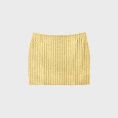 Venuja Crystal Mini Skirt - Jonquil