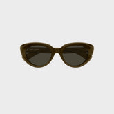 Saint Laurent Cat-Eye Sunglasses - Brown / Grey