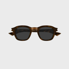 Saint Laurent SL880 Square Sunglasses - Havana / Crystal / Grey