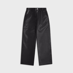 Stampd Faux Leather Carpenter Pant - Black
