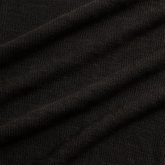 Studio Nicholson Heddy Knit Polo - Black Grape