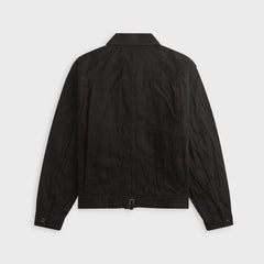 Studio Nicholson Nyle Crinkle Denim Jacket - Black