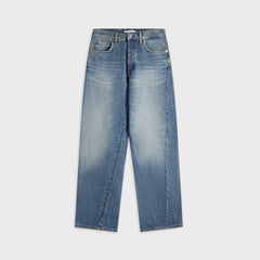 Sunflower Wide Twist Jean - Dark Blue Vintage