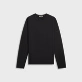 Tekla Long Sleeve Sleeping Tee - Black