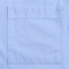 Tekla Poplin Long Sleeve Pyjama Shirt - Solid Cornflower