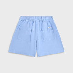 Tekla Poplin Pyjama Shorts - Solid Cornflower Blue