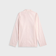 Tekla Cotton Poplin Pyjama Shirt - Hatty Stripes