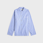 Tekla Cotton Poplin Pyjama Shirt - Penny Stripes
