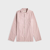 Tekla Poplin Long Sleeve Pyjama Shirt - Skipper Stripes