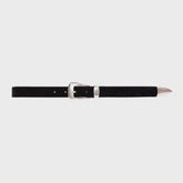 Black Suede Studio Tetra Belt - Black Suede