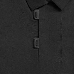 Teatora Doctoroid Capsulesnap Polo Shirt - Black