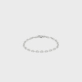 Tom Wood Cable Bracelet 7" - Silver