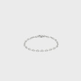 Tom Wood Cable Bracelet 7.7" - Silver