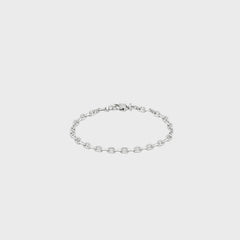 Tom Wood Cable Bracelet 7.7" - Silver