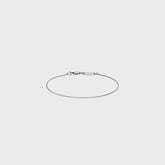 Tom Wood Jil Bracelet 7.7" - Silver